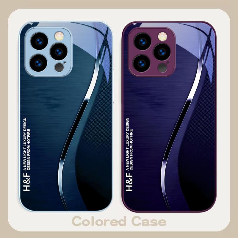 Шелковый чехол с зеленым градиентом Для iPhone 16 E 15 14 13 Plus 12 mini 11 Pro Max XR Xs Max X 7 8 Plus 6 6S 2022 Закаленное стекло