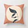 Modern Minimalist Abstract Pillow Cover Minimalist Geometric Peachskin Velvet Cushion