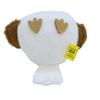 SunLemon Powabiyori Owl WH Small Plush Toy, 10x10x9cm, Fluffy Animal, Cute Bird, Soothing, Wool-Like Fabric, P-1613