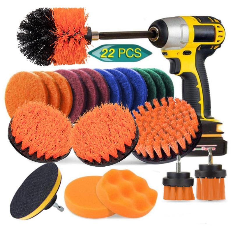 22-Piece Drill Cleaning Brush Set Ga09