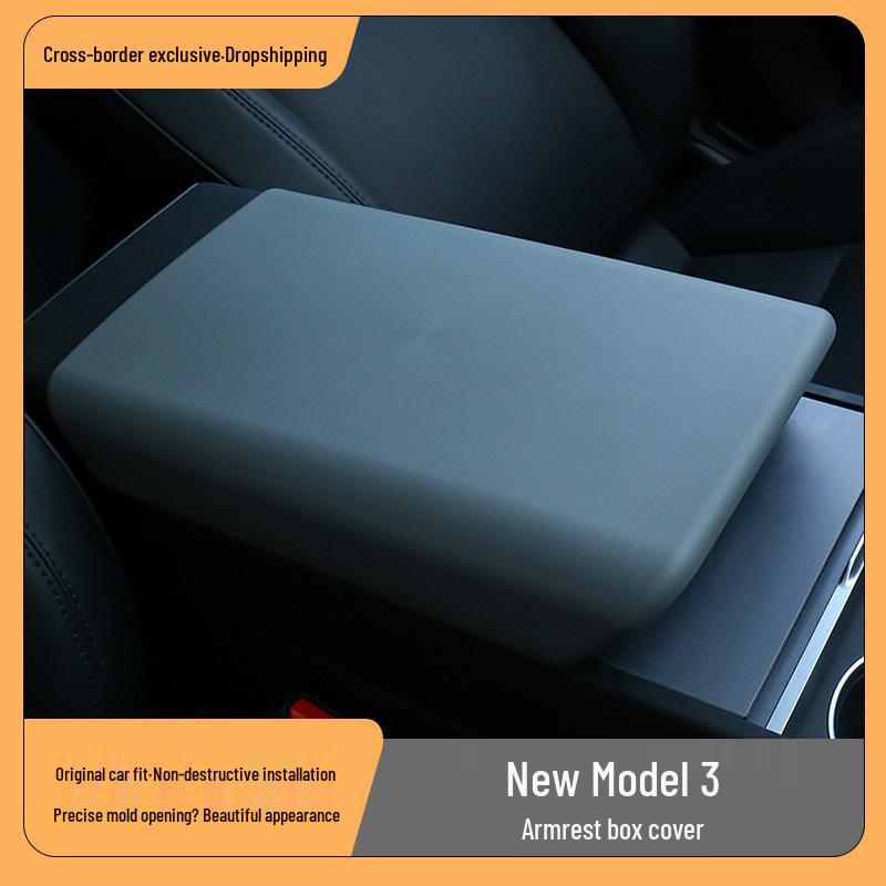 Защитная накладка на подлокотник Tesla Model Y/3 - Защита консоли Juniper