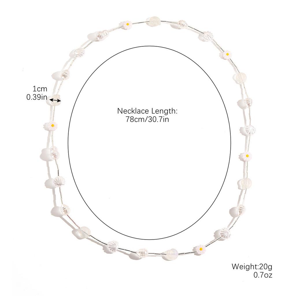 Simple Long Crystal New Chinese Style Sweater Chain Long Necklace Women's Autumn and Winter