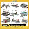 MOC City Road Street Views Building Block 60304 T-Type Baseplate Town Overline Bridge Base Traffic Light Model Toy Gift for Kids