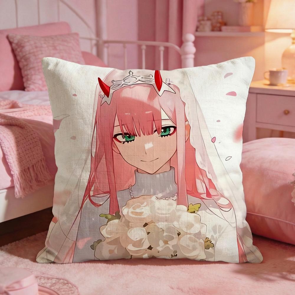 DDARLINGs In The FRANXX Наволочка Премиум Комфорт Двусторонняя Подушка Чехол Два в Одном Дизайн для Любой Комнаты Салон Автомобиля