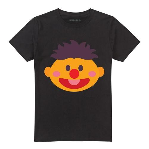 Sesame Street Unisex Adult Ernie Kawaii Face T-Shirt