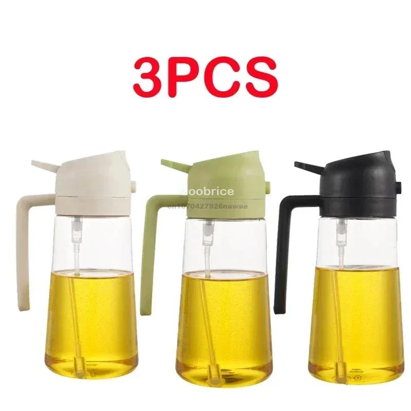 Oil Cruet Bottle Oil Spray Kitchen Oil Dispenser Seasoning Accessories Utensils for Kitchen Barbecue Oils Sprayer Container