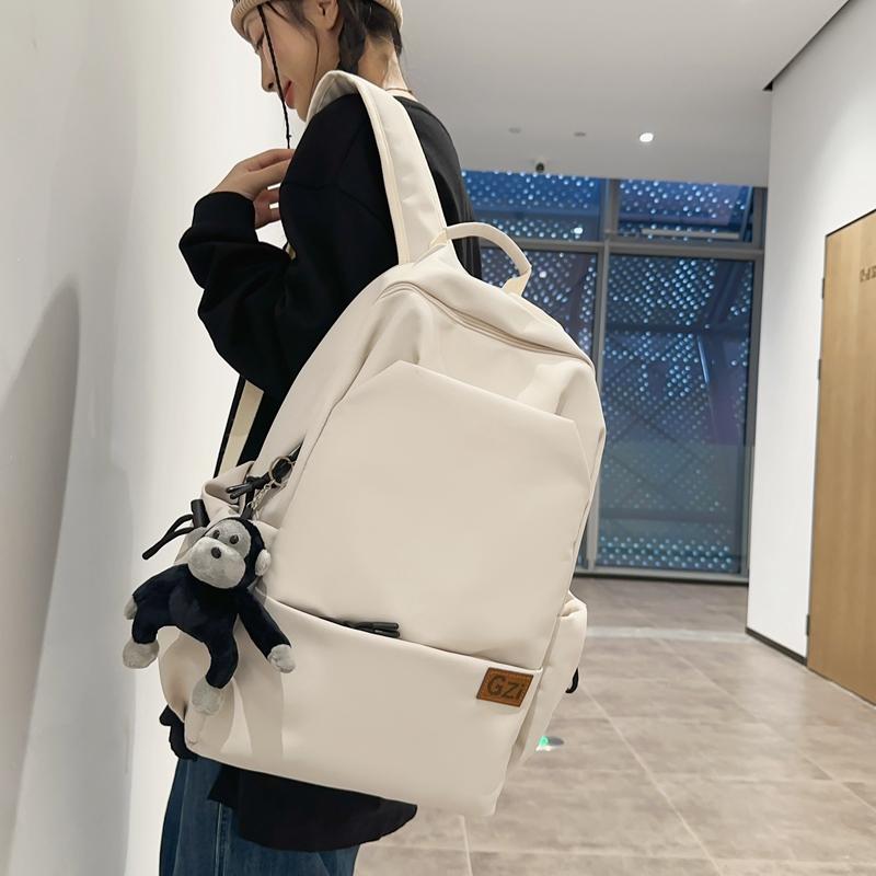 Студенческий рюкзак, мужской спортивный рюкзак, однотонный дорожный рюкзак для женщин и девочек