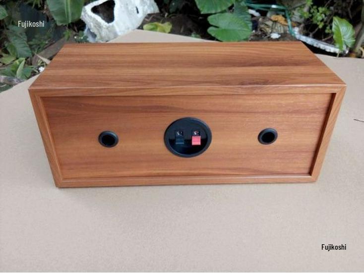3-дюймовый двойной центральный громкоговоритель DIY Деревянный корпус HIFI Аудио Корпус