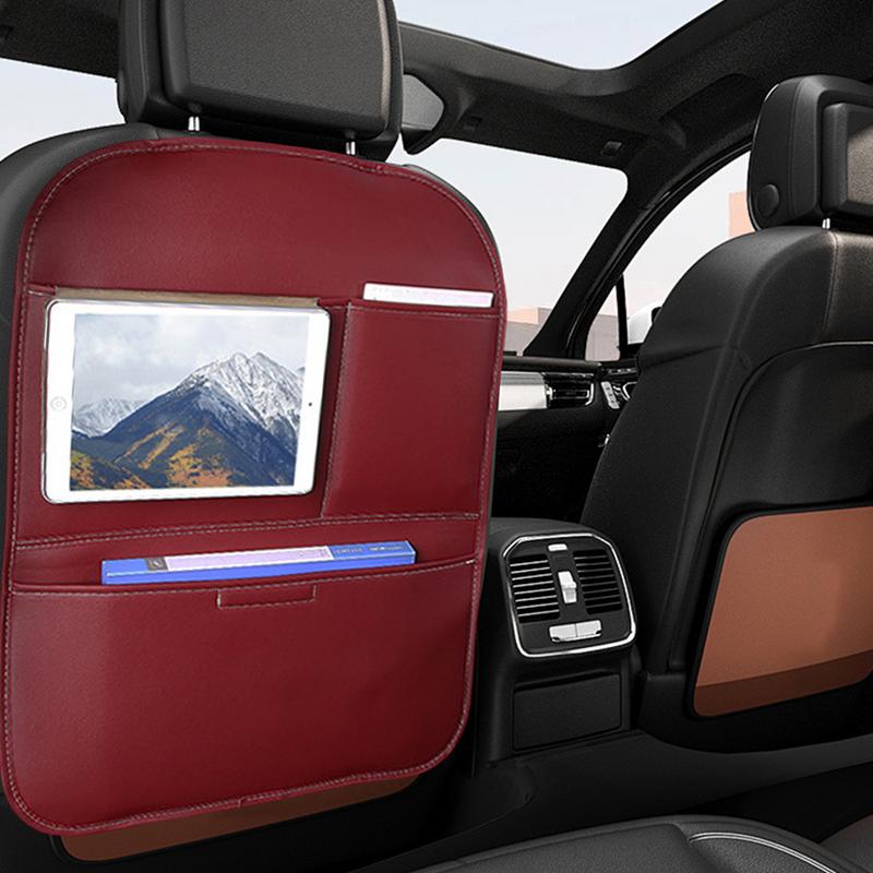 Защитное покрытие для заднего сиденья для детей, защита спинки автомобильного сиденья с местом для хранения, большие коврики для автомобиля, защита от грязи