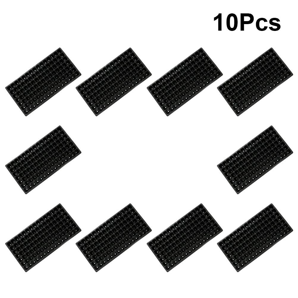 10 Pcs 50 Cell Starter Planter Plant Propagation Containers Cell Seedling Trays Tomato Germination Garden Nursery Sapling