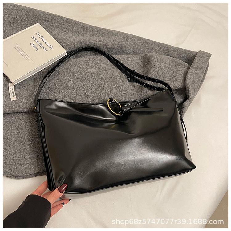 Fashion Bag Women's New Trendy High-end Commuter Tote Bag Versatile Shoulder Bag Niche Design Armpit Crossbody Bag