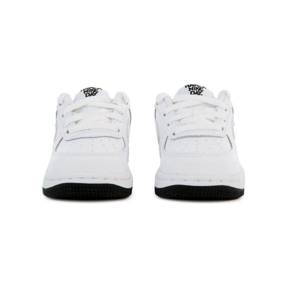 Nike Nike Air Force 1 LV8 'Have A Nike Day' Смайлик Низкие Кроссовки для Скейтборда Белый Черный Малыш и Малыш BQ8275-100