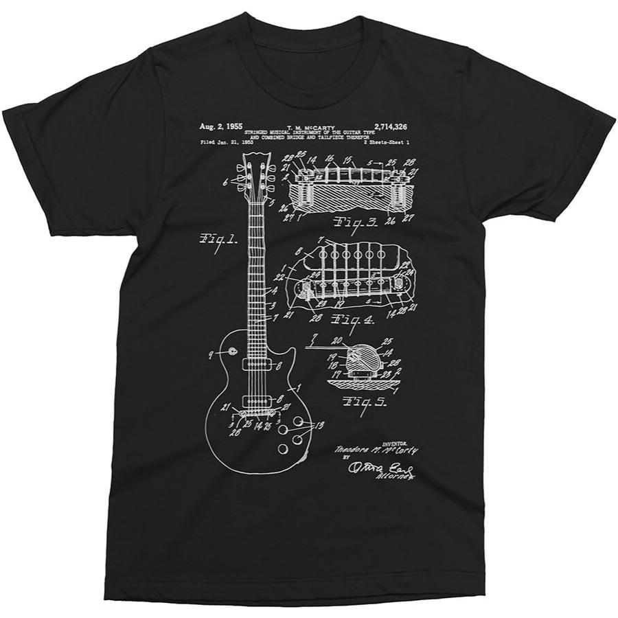 Gibson Les Paul Patent - Футболка с изображением гитары