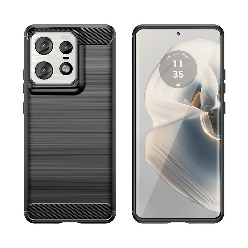 Shockproof Silicone Cases For Motorola Edge 50 Pro Fiber Case Fundas For MOTO Edge 50 Fusion