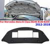 Для Mercedes-Benz B-Class W246 B180 B200 2012-2018 Автомобильная звуко- и теплоизоляционная вата капота двигателя