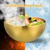 Thick Stainless Steel Fruit Salad Bowls Korean Style Soup Rice Noodle Ramen Bowl Food Mixing Container Box Kitchen Tableware