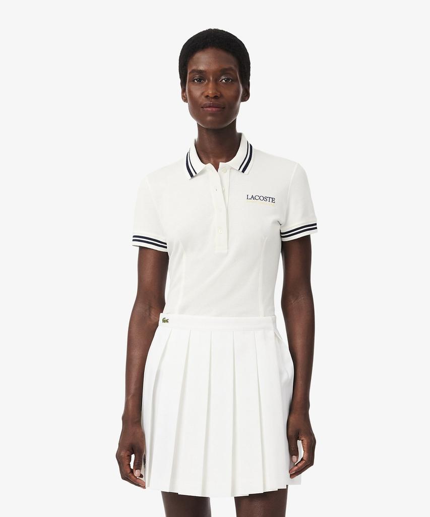LACOSTE Женская теннисная футболка-поло из пике Roland Garros Pf0582-56G 70V