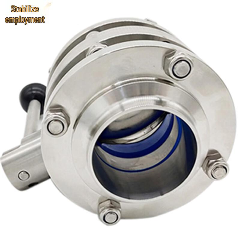 Wengong Sanitary 3-Piece Butterfly Valve