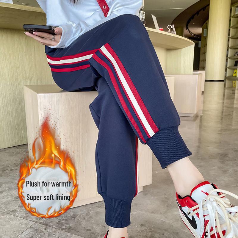 Women's Thin Ankle-Length Sports Pants - Loose, Slim Fit, All-Season Harem Style