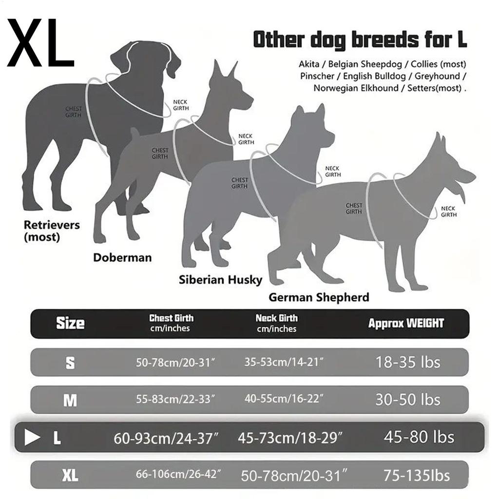 Heavy Duty Dog Harness No Pull Vest Dog Harness For Training Adjustable Collar For Medium Large Outdoor Rescue Hunting Tasks