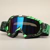 Motorcycle goggles with water transfer print, off-road outdoor riding sports glasses, ski goggles, windproof glasses