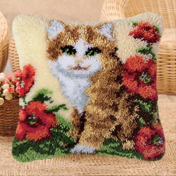 Nicediy Животное Рукоделие Крючком Коврик с Защелками Набор для Ковра DIY Мат Коврик Наборы Аксессуары Вышивка Ковровая Вязка Ручная работа Комната Пол