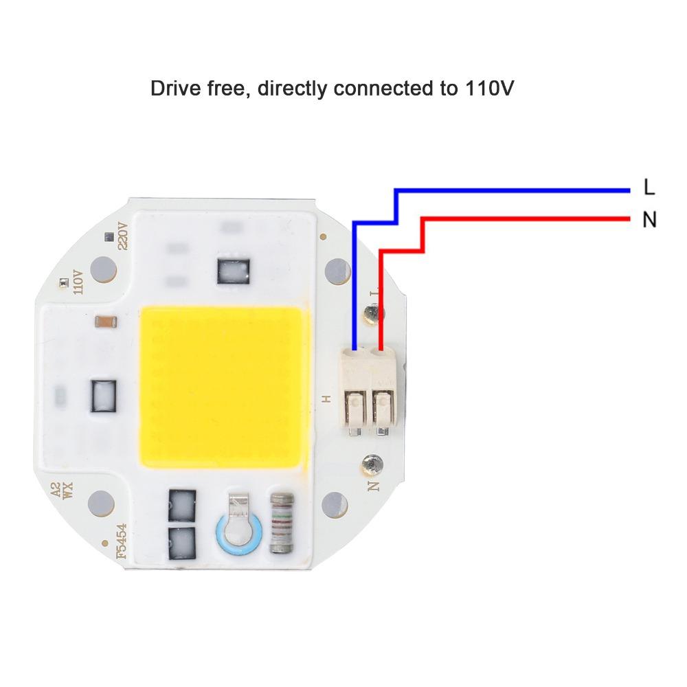 50W/70W/100W COB Lamp Bead 110V COB LED Chip Easy LED Chip DIY Lighting