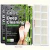 10 упаковок подушечек для ног Deep Clean, маска для ног с натуральным бамбуковым уксусом и порошком имбиря, уход за ногами, клейкие полоски, расслабляющие и согревающие средства после ванны для ног