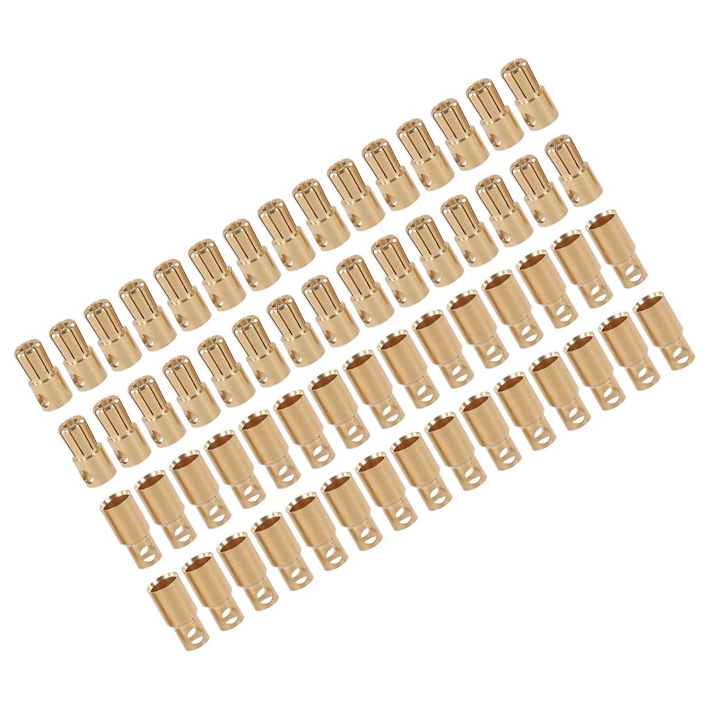 30 пар разъемов типа «банан» вилки розетки штекер гнездо позолоченные для промышленных DIY RC аккумуляторов