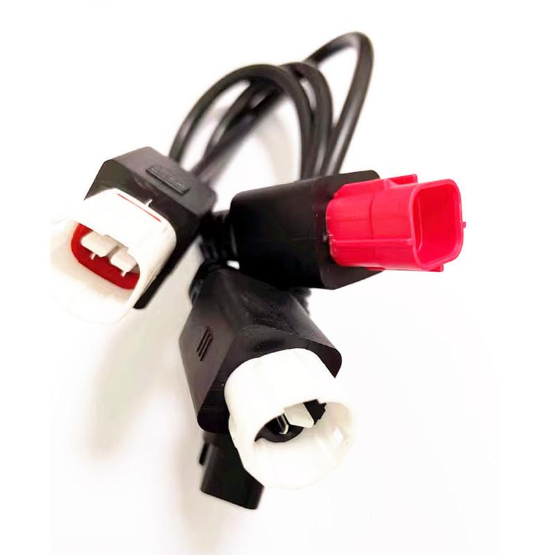 20263 IN 1 for Yamaha 3pin 4pin and Honda 6pin OBD2 16PIN Motorcycle Diagnostic Connector Cable Adapter OBD 2 Motor Extension