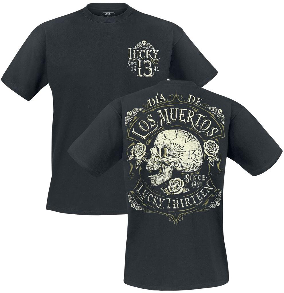 Dead Skull Lucky 13 T-shirt