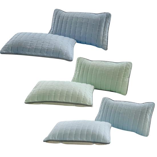 Наволочка-протектор с резинками, дорожная наволочка, противоскользящая стеганая вафельная наволочка