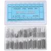 144/108pcs Stainless Steel Watch Band Link Cotter Pins Spring Bars Tools In 18 Different Sizes - 6mm-23mm (Silver)