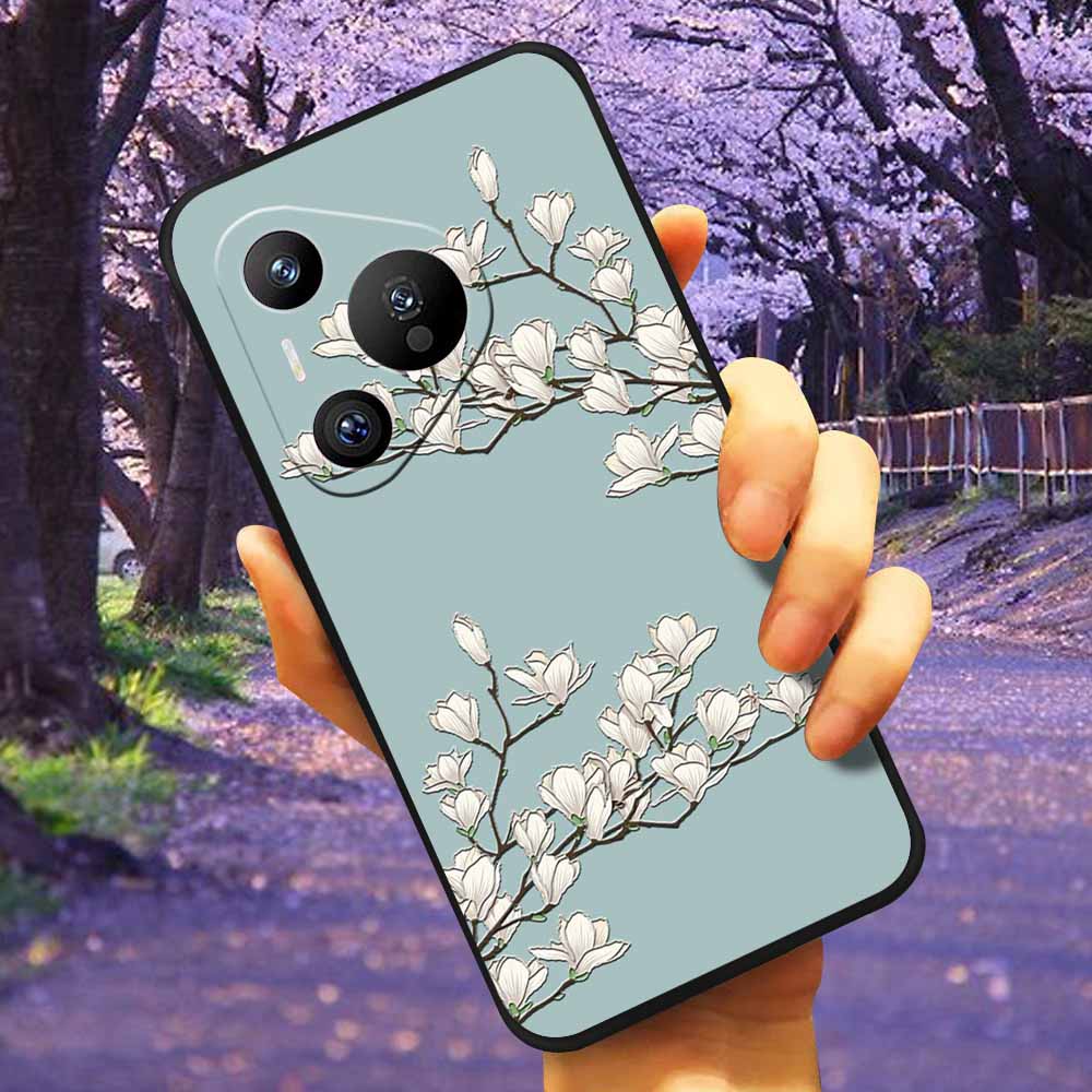 Чехол для Huawei Pura 70 с тиснением Сова 3D Рельефный Силиконовый Мягкий Задний Чехол для Huawei Pura 70Pro+ Чехол 70 pro 70 Ultra Оболочка С рисунком