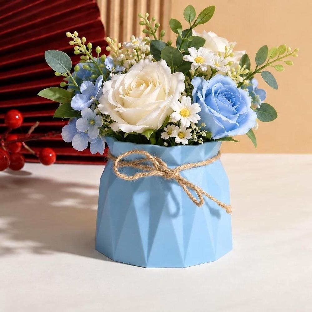 European Style Plastic Vase Anti-Ceramic Style Decorative Vase Home Decor Vase Home Decoration