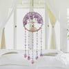 Hand-Woven Wind Chimes Life Tree Dream Crystal Wind Chime Crystal Stone Room Decoration Engraving Christmas