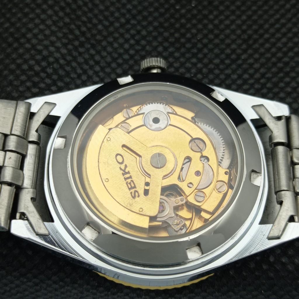 ВОССТАНОВЛЕННЫЕ ВИНТАЖНЫЕ МУЖСКИЕ ЧАСЫ SEIKO 5 AUTOMATIC JAPAN С ЗОЛОТЫМ МЕХАНИЗМОМ a305194-9
