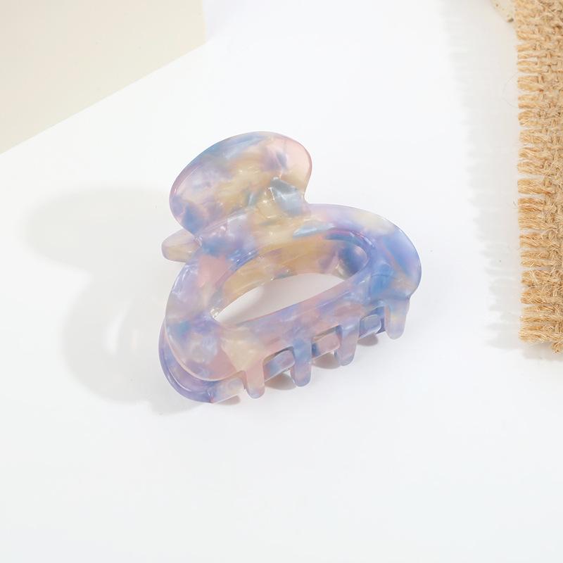 Ретро французская черепаховая заколка для волос из ацетата с полостью для боковой челки