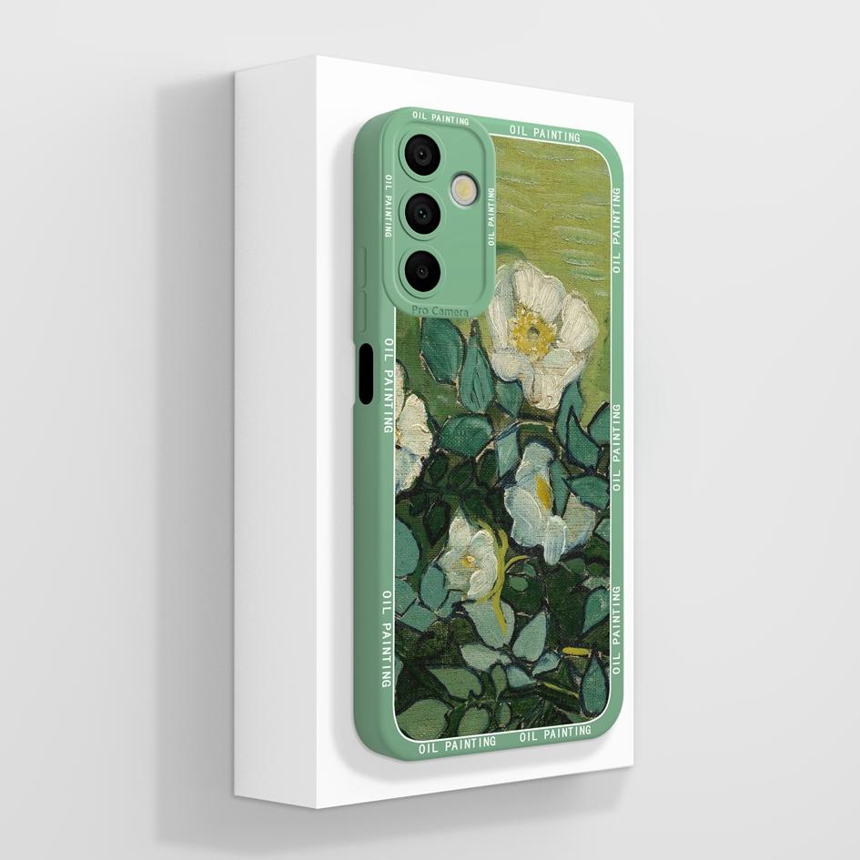 Чехол для телефона Samsung Galaxy A15 A 15 4G 5G. Роскошный модный дизайн. Матовый черный квадрат. Высококачественный мягкий жидкий силиконовый чехол для бампера Samsung.