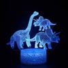 Красочный креативный 3D ночник подарочный настольный светильник визуальный свет светодиодный светильник
