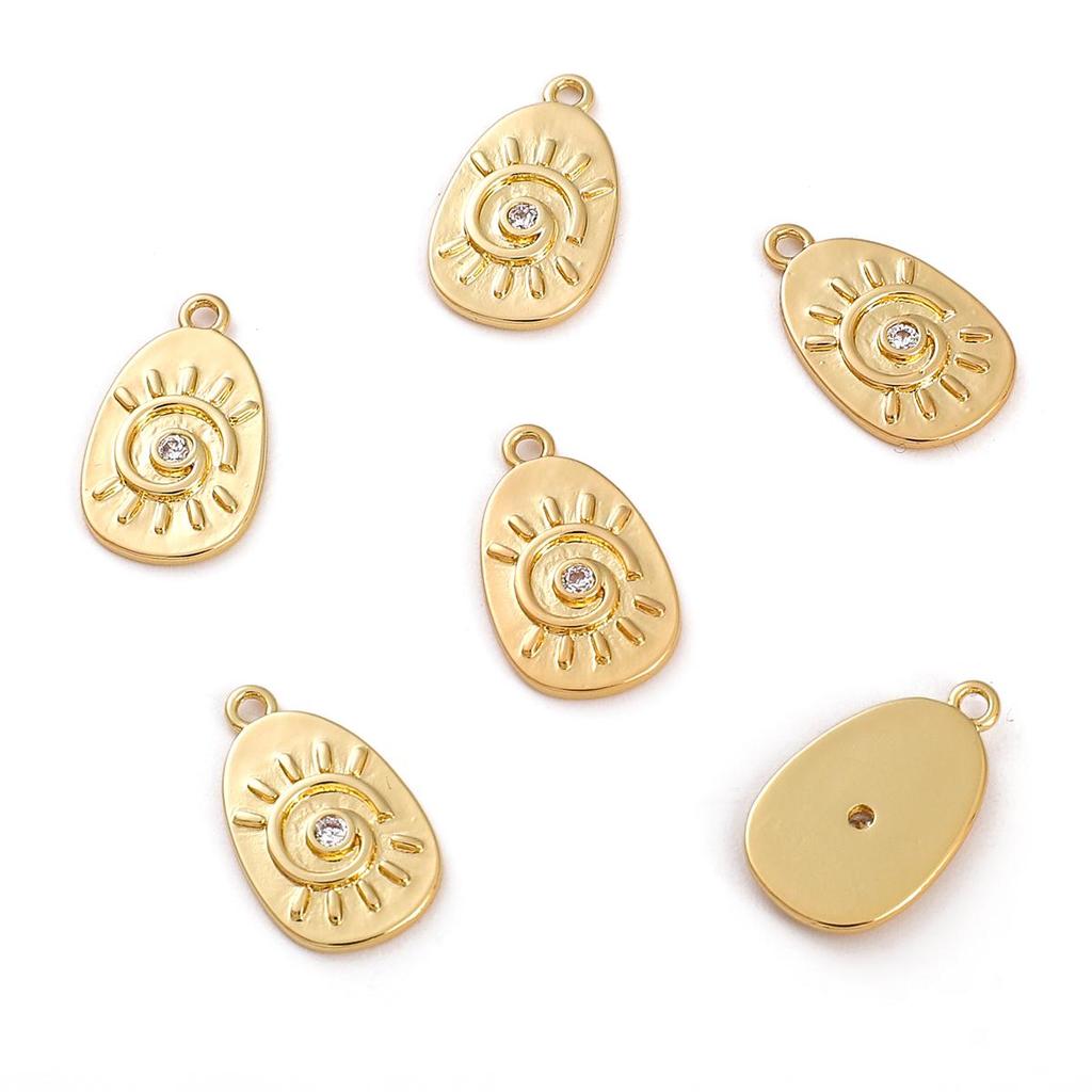 Copper Prince Rose Sun Pendant For DIY Jewelry Making Craft Accessories