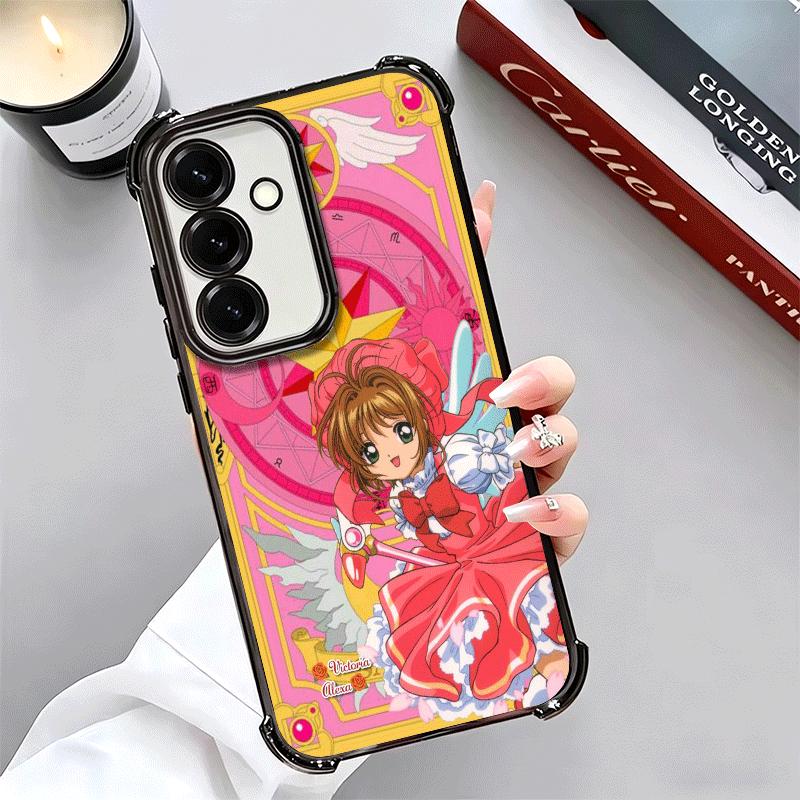 Чехол для телефона Cardcaptor Sakura Cute Girl с покрытием для Samsung A17 A07 A37 A57 A16 A56 A15 A55 A14 A54 A13 A53 A26 A36 A25 A35 A24 A
