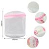 Мешок для стирки, круглая сетка, защита для бюстгальтера, одежда, носки, сумка для хранения белья, сумка на молнии, женское нижнее белье, бюстгальтер, сумка для белья