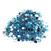 1000PCs Acrylic Diamond Wedding Decoration DIY Clothing Accessories Card Decor Hearted shape(Blue )