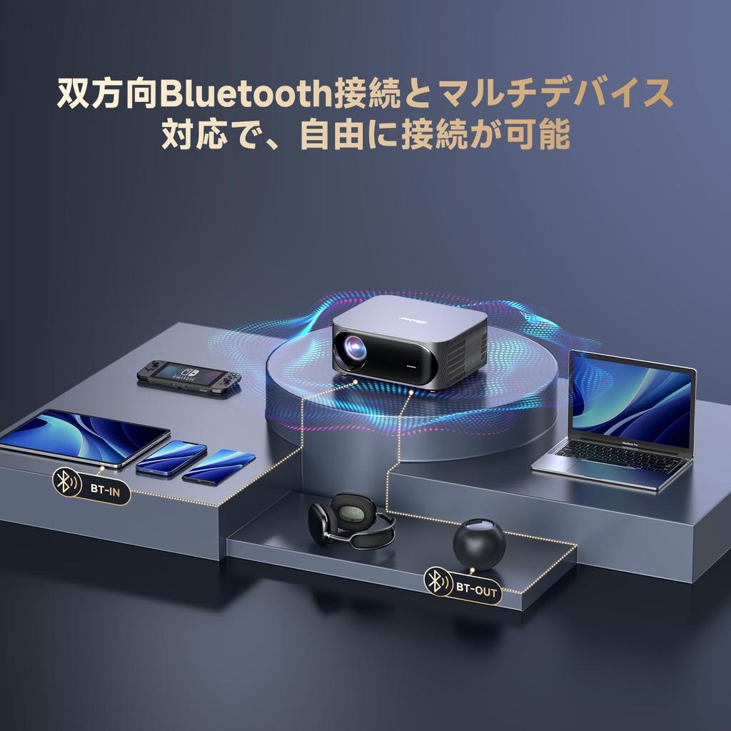 Официально сертифицированное приложение Video DoIby iSinbox Home Small Projector 700 ANSI Native 1080p Моторизованный фокус Bluetooth 6 Коррекция трапецеидальных искажений до 200