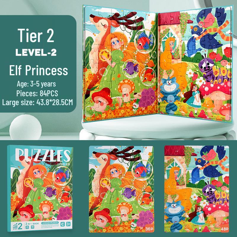 Magnetic Puzzle Set - Educational Toy for Children Aged 2-6