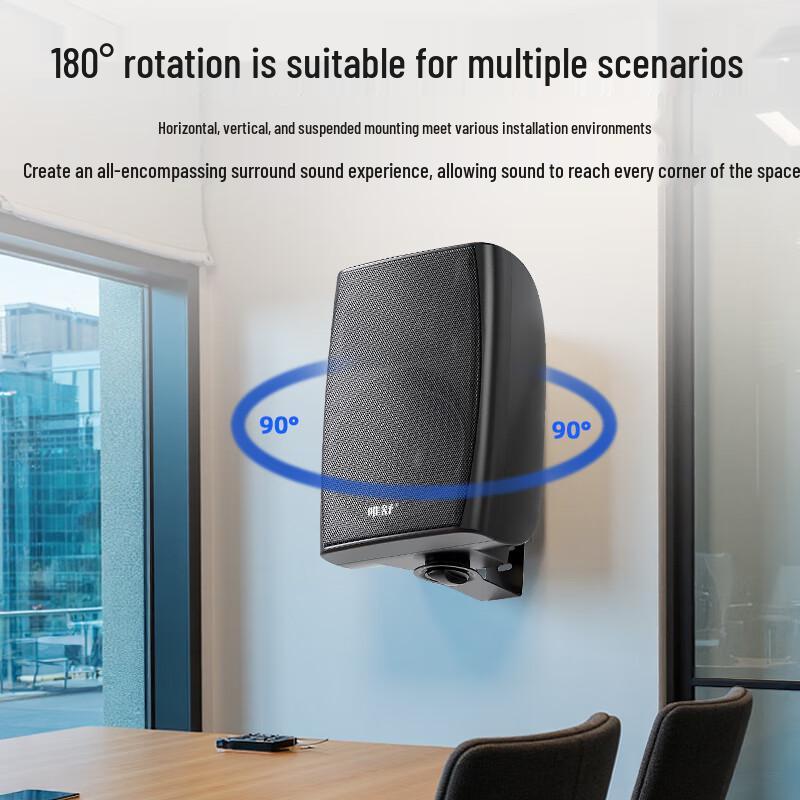 Weishu TP16-50 Wireless FM Wall-Mounted Active Speaker