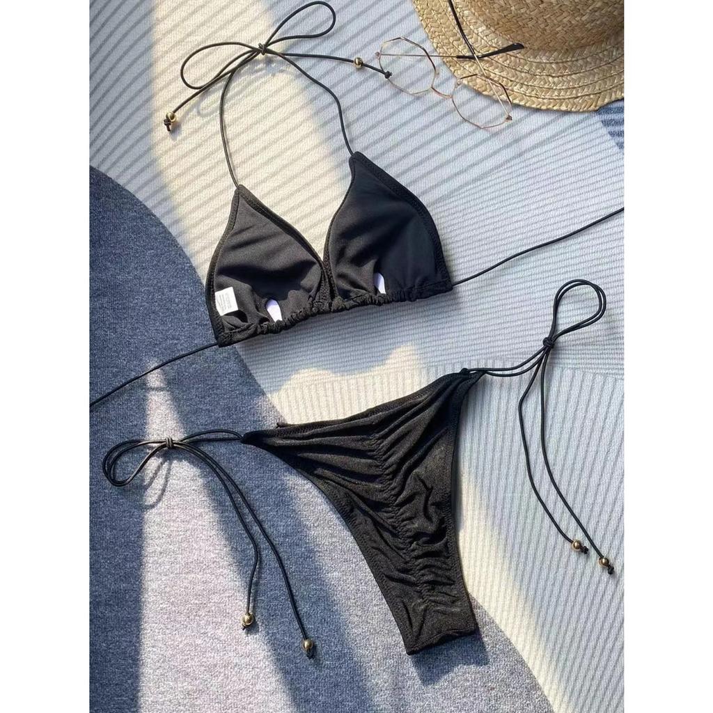 Микробикини, сексуальный женский купальник, женский купальник, однотонный мини-бикини, комплект, бразильский бикини, стринги, купальные костюмы, пляжная одежда, купальщица