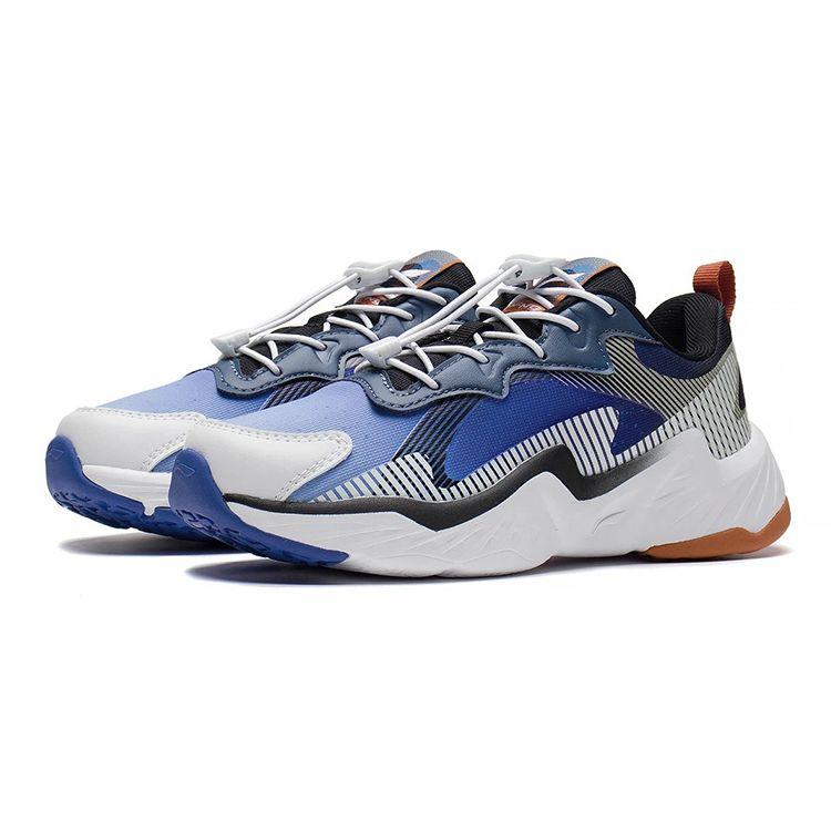 Li Ning Dark Night Elf 2.0 Durable Sports Casual Shoes Kids Sneakers White Blue YKCS120-5