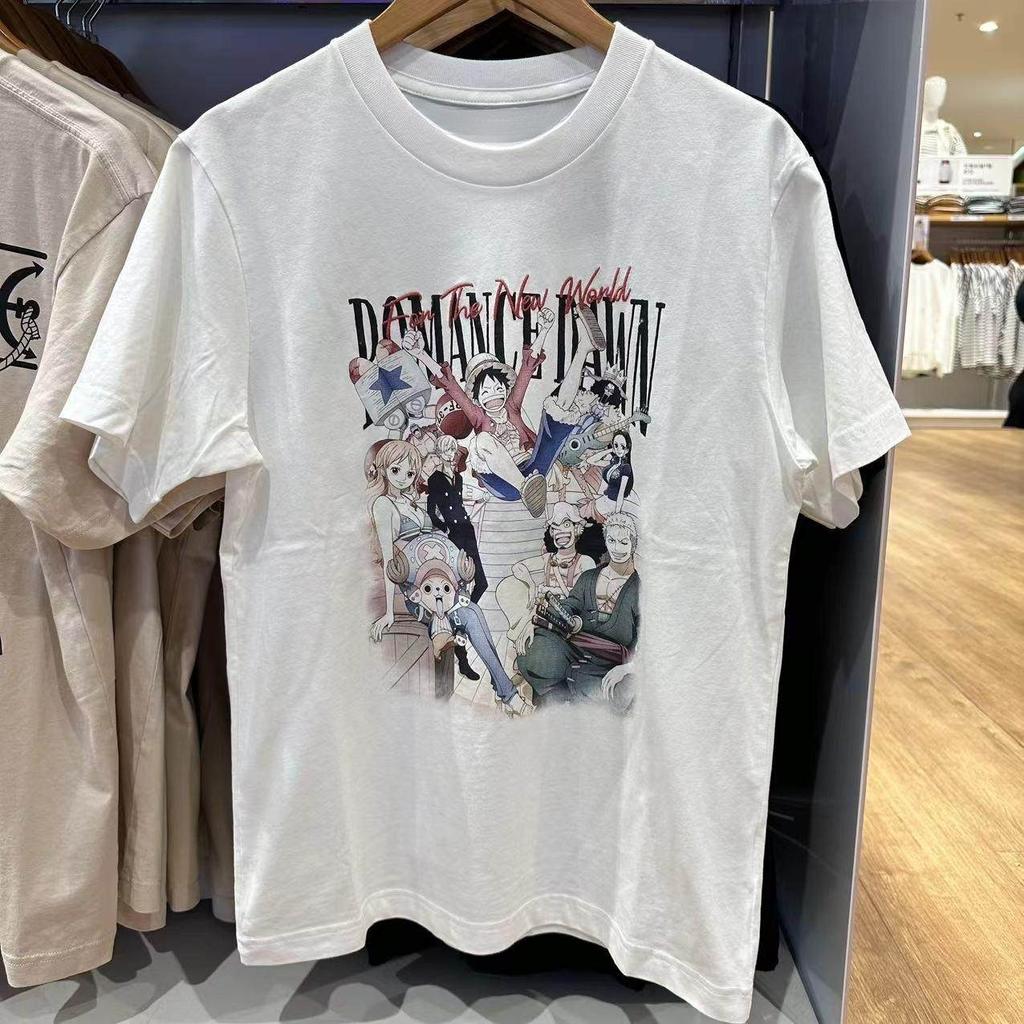 Футболка МУЖСКАЯ ONE PIECE 100% Хлопок Повседневная С Круглым Вырезом С Коротким Рукавом Одежда Летняя Спортивная Повседневная Футболка с Коротким Рукавом